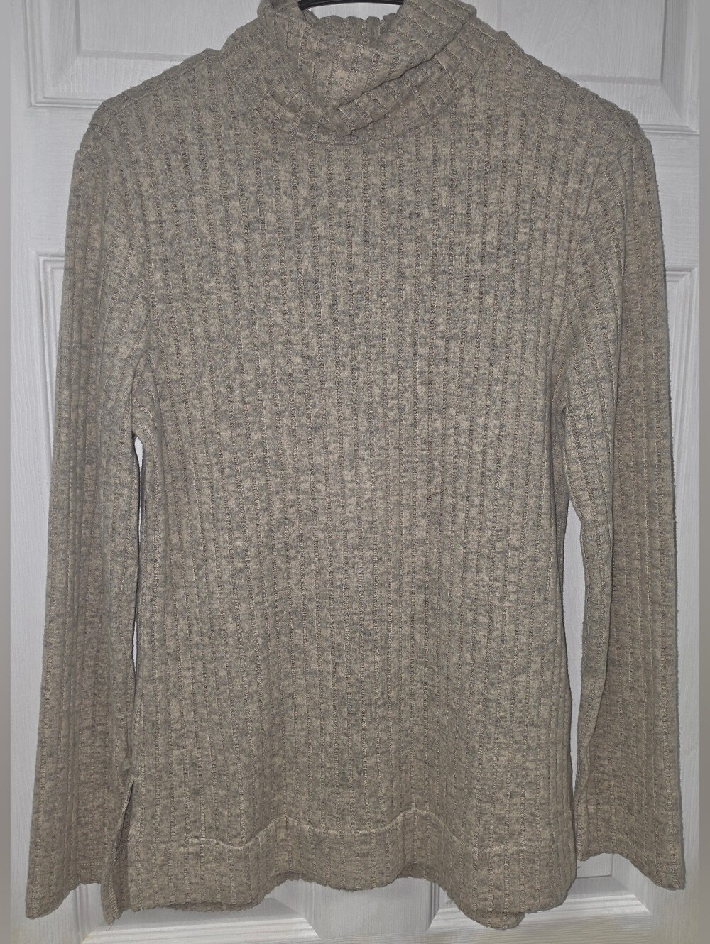 Ribbed Turtleneck Sweater